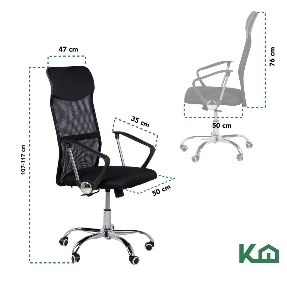 Silla De Oficina Ejecutiva Giratoria Ergonomica Escritorio