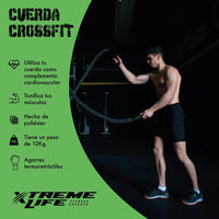 Thumbnail for Cuerda Crossfit Battle Rope Cuerda Batalla 5cm X 10 Metros