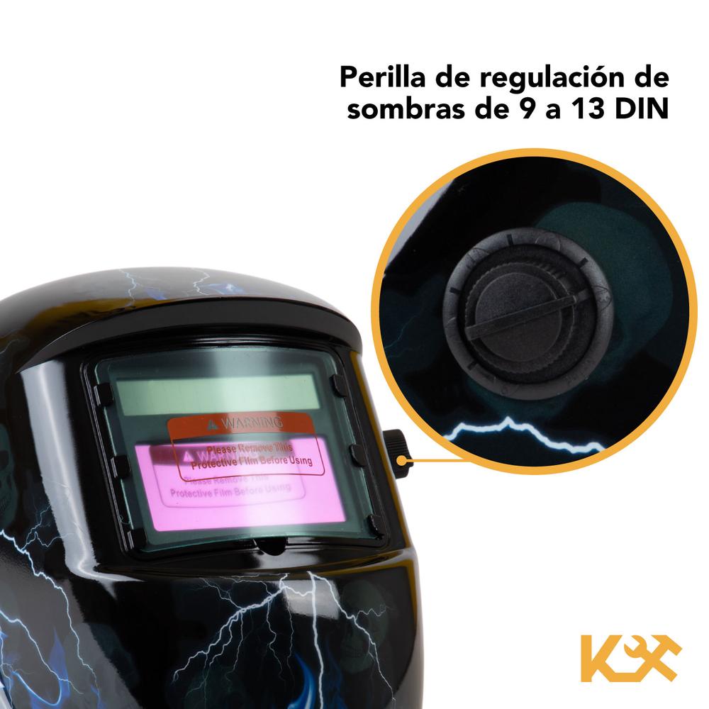 Careta Electrónica para Soldar Diseños Kingsman