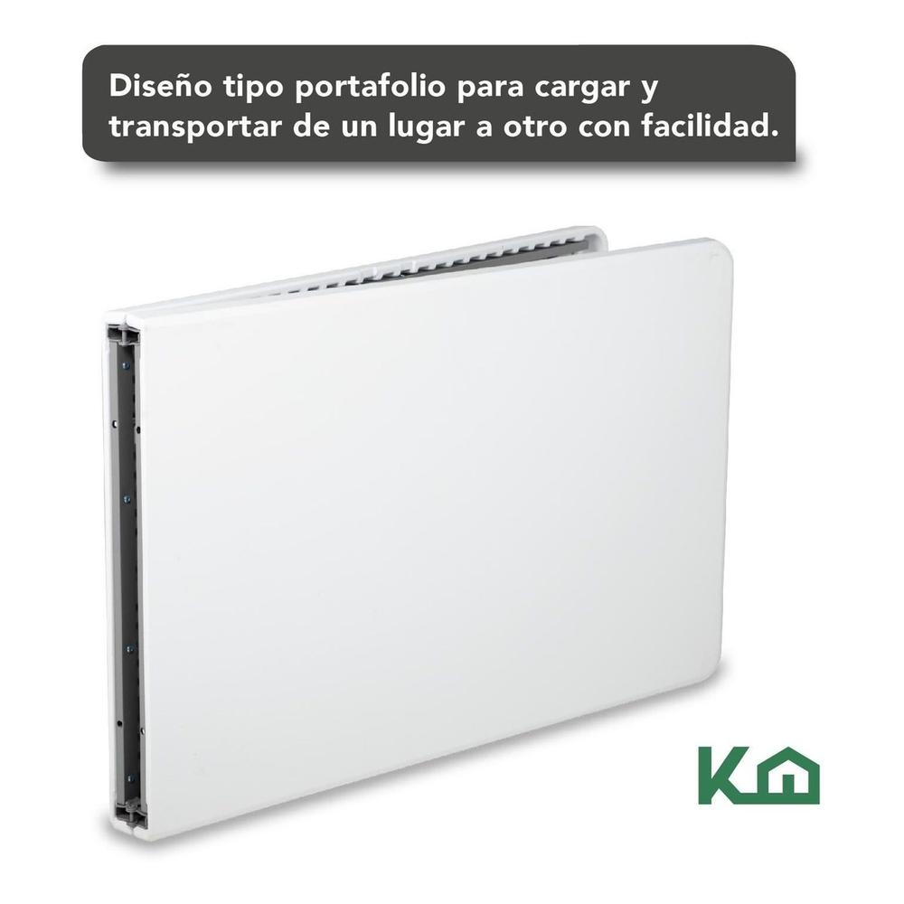 Mesa Plegable 240cm Portatil Portafolio Fiesta Jardin Hogar