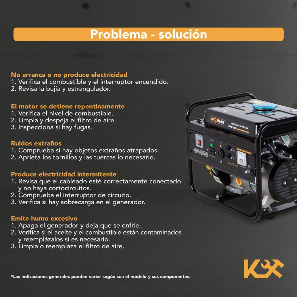 Generador Portatil A Gasolina 110v Corriente Electrica