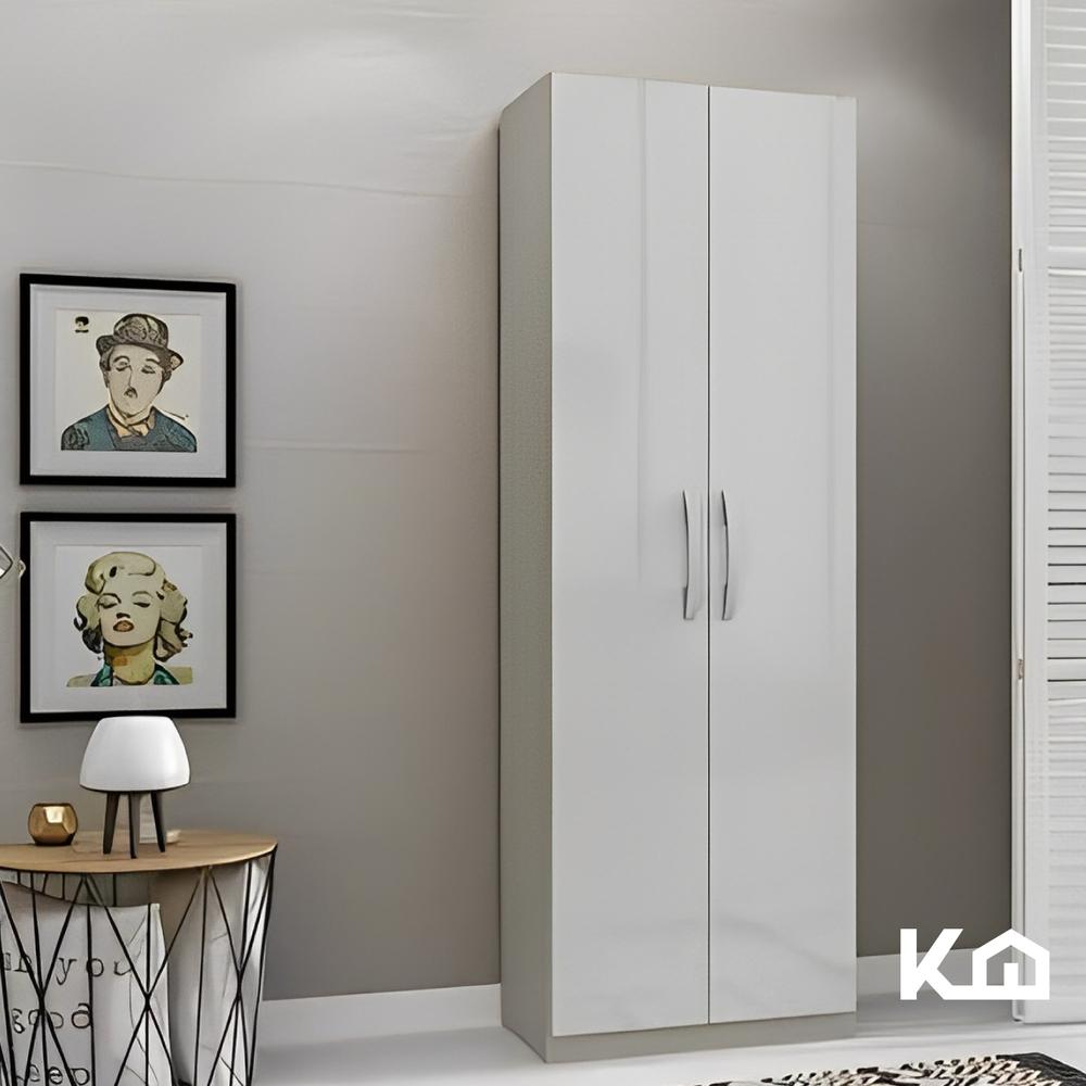 Mueble Armario Closet Multiuso 2 Puertas + Estantes Mdp Casa