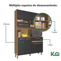 Thumbnail for Alacena Organizador Rack Multiuso Gabinete Mueble De Cocina