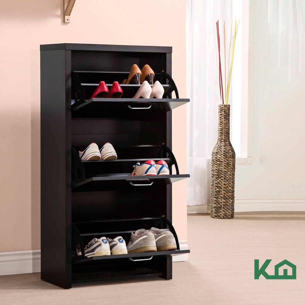 Mueble Zapatero Zapatera Organizador Madera 18 Pares Hogar