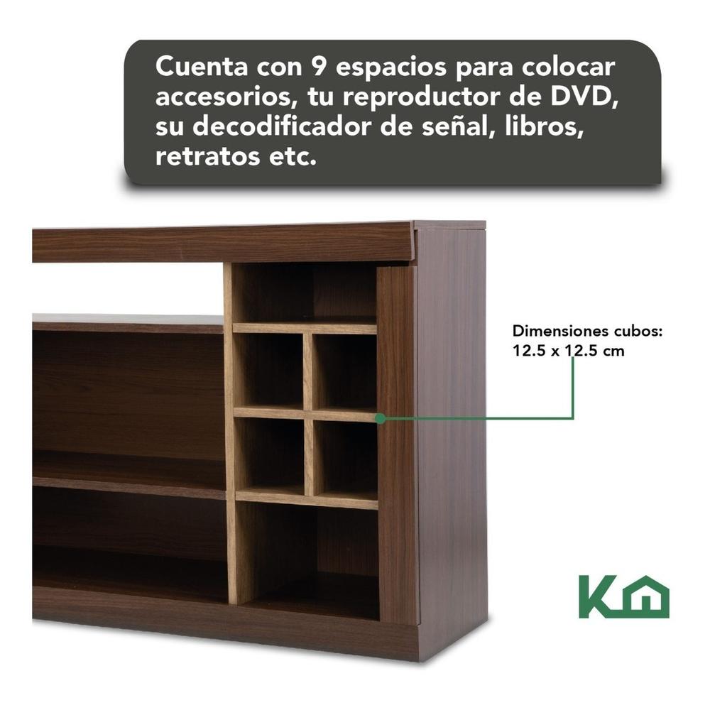 Rack Mueble para TV Cafe con Crema Grosor 15 mm 70x136x38 cm RK100