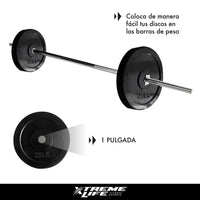 Thumbnail for Discos Para Pesas Kit De 70 Lbs Recubiertos Ejercicio Gym