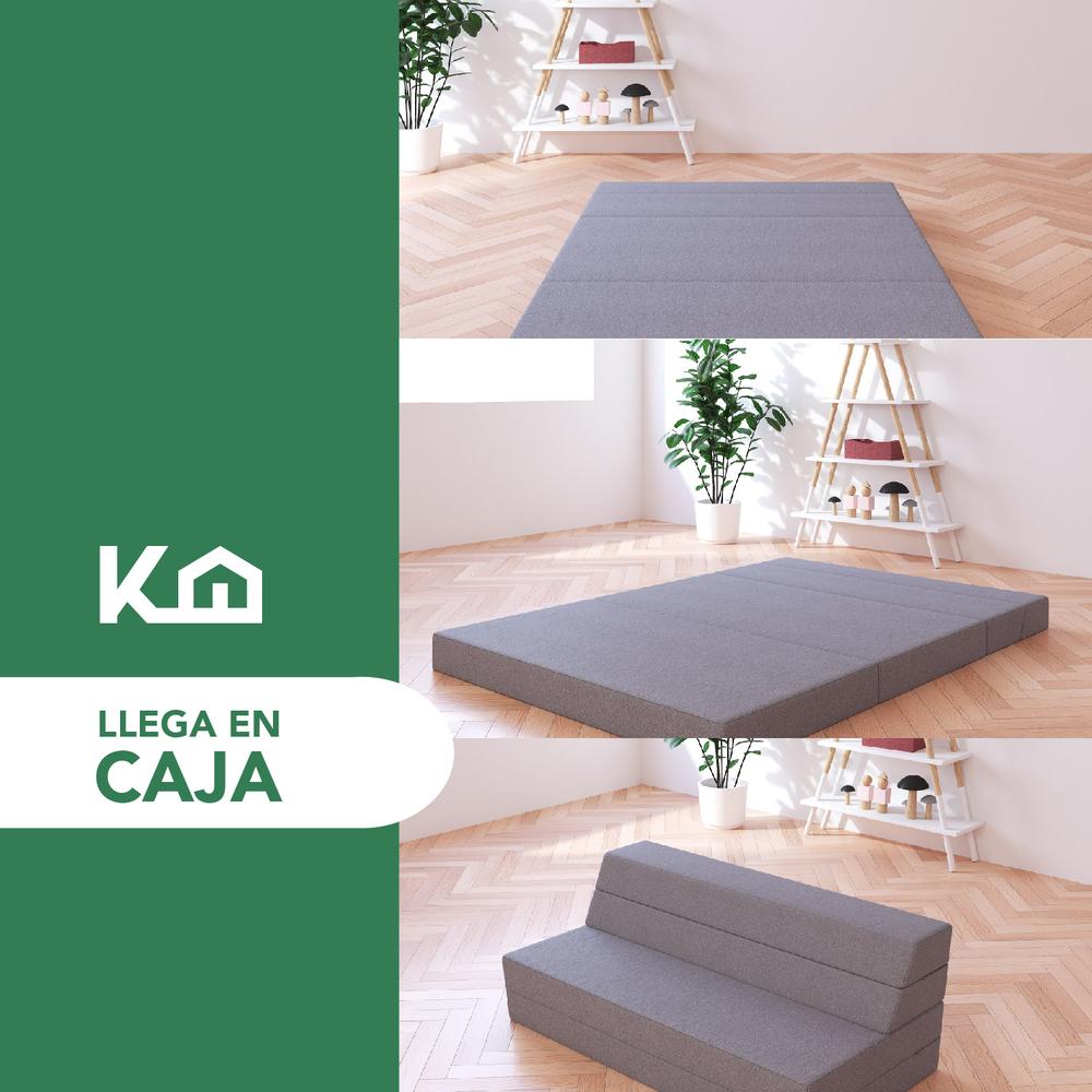 Sofa Cama Sillon Plegable Matrimonial 2 en 1 Colchon Sala