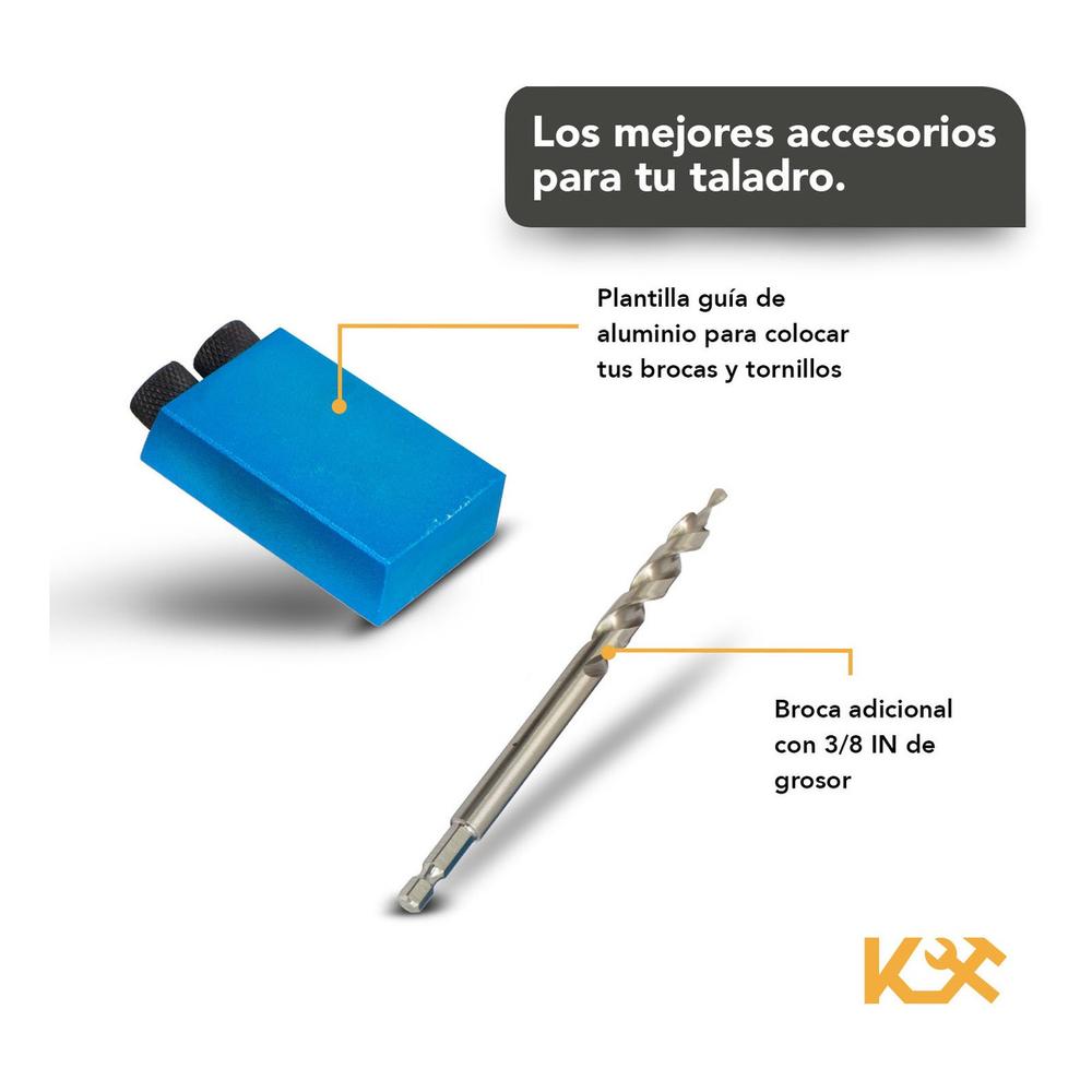 Taladro Accesorios Plantilla Juego de 18 Piezas 300241 Kingsman