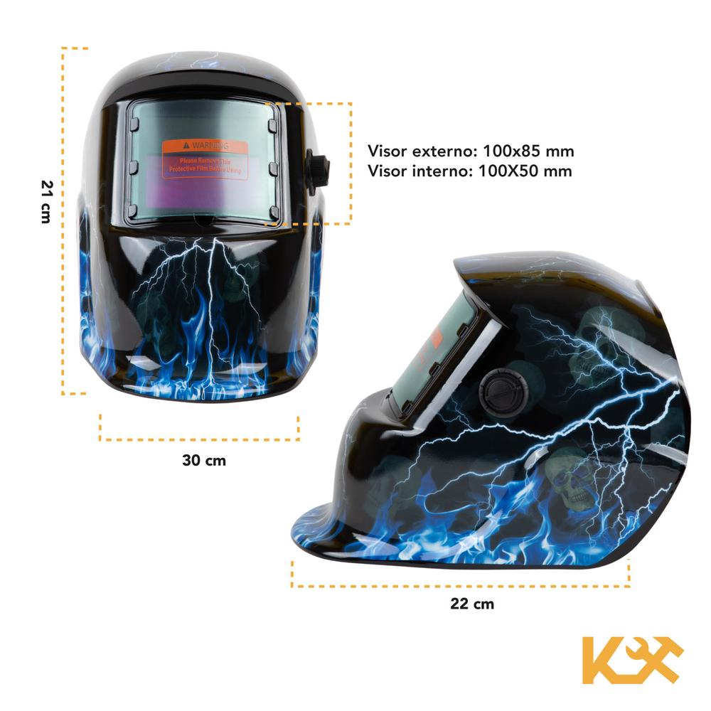 Careta Electrónica para Soldar Diseños Kingsman