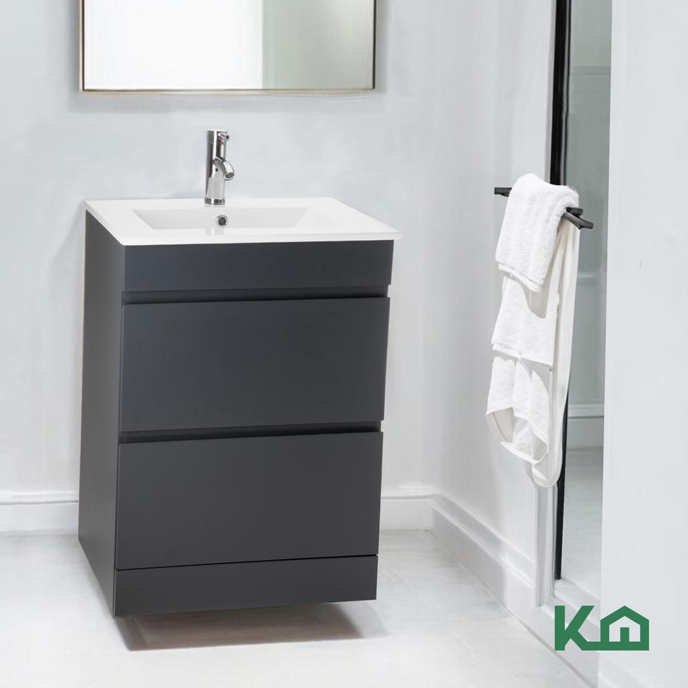 Mueble Gabinete Para Baño Lavamanos Lavabo Ovalín 2 Cajones