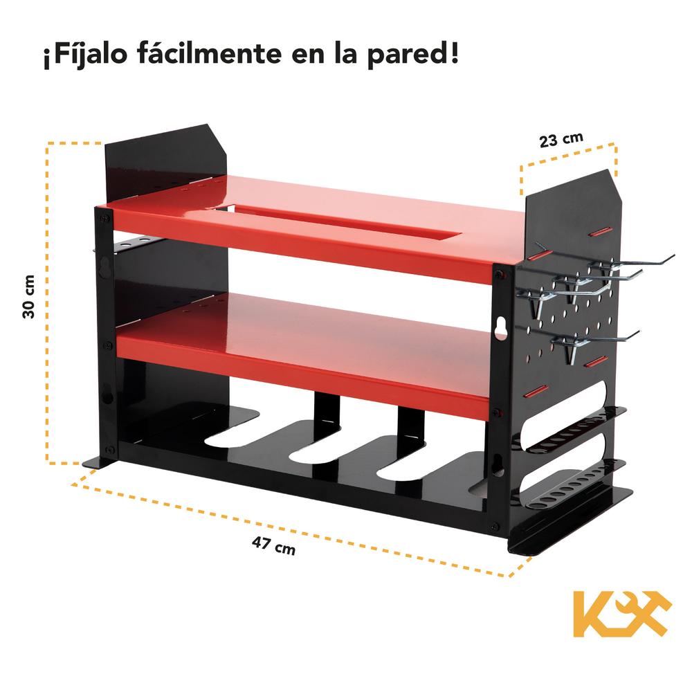 Organizador de Herramientas Electricas Almacenamiento Pared