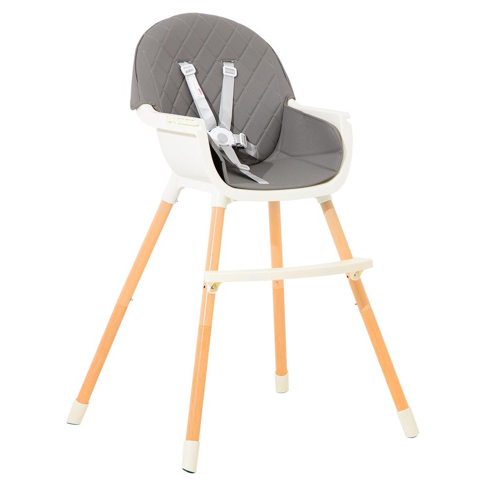 Silla Alta Bebe Para Comer Altura Ajustable Y Charola 4 En 1