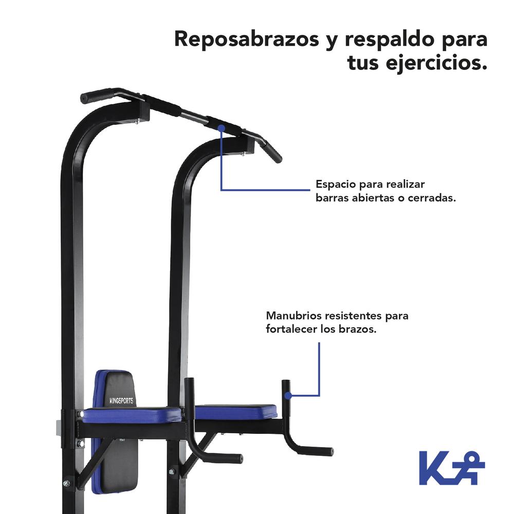 Estacion Dominadas Banco Ejercicio Musculacion Fitness Gym