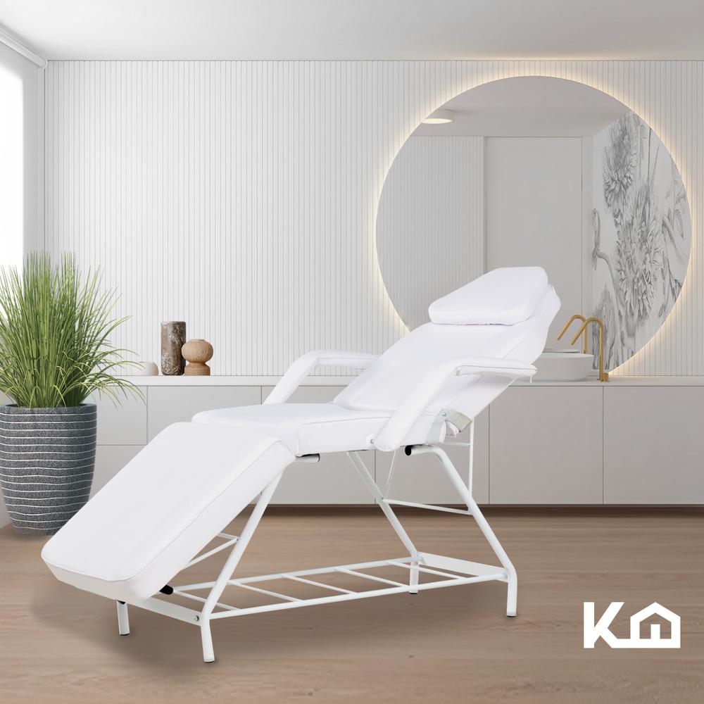 Cama De Masaje Silla Para Faciales Reclinable Spa Profesional