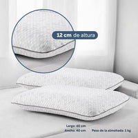 Thumbnail for Set 3Pzas Colchón King Size Memory Foam + Almohadas Carbón