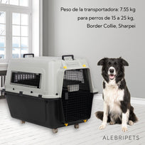 Jaula Transportadora Perro Mascota IATA 81 x 59 x 67 cm