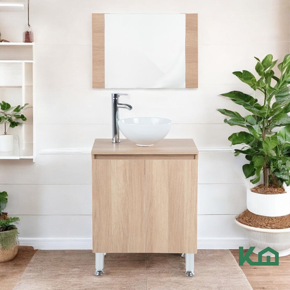 Mueble Gabinete Para Baño Lavamanos Con Espejo Lavabo Ovalin