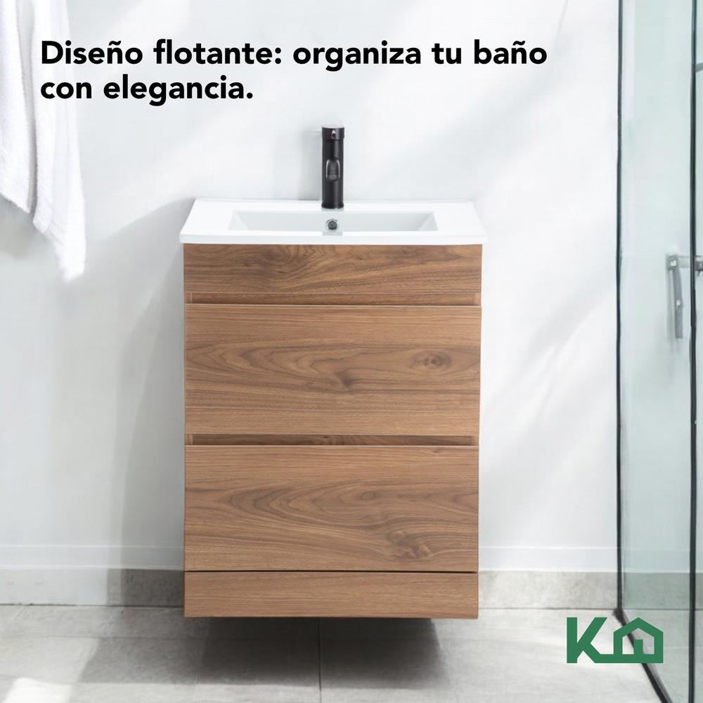 Mueble Gabinete Para Baño Lavamanos Lavabo Ovalín 2 Cajones