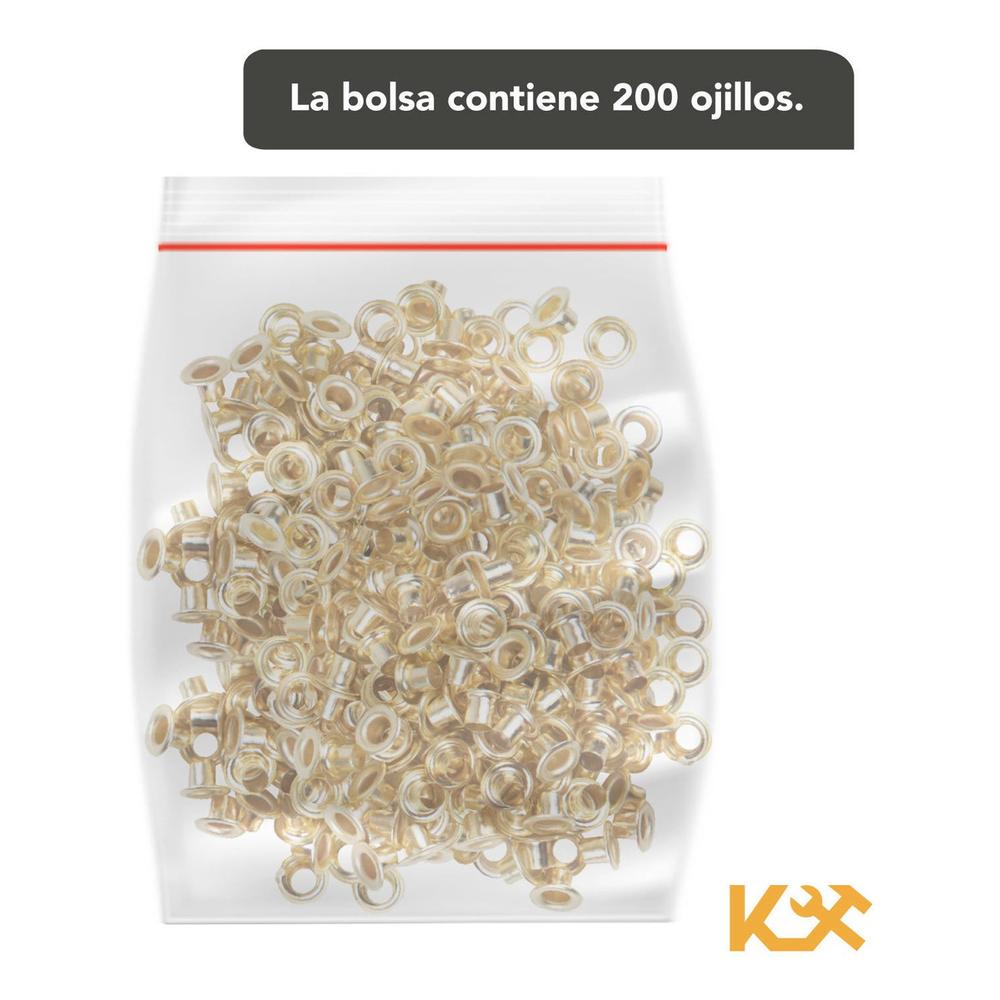 Ojillos de Repuesto para Ojilladora Bolsa con 200 Pcs Kingsman