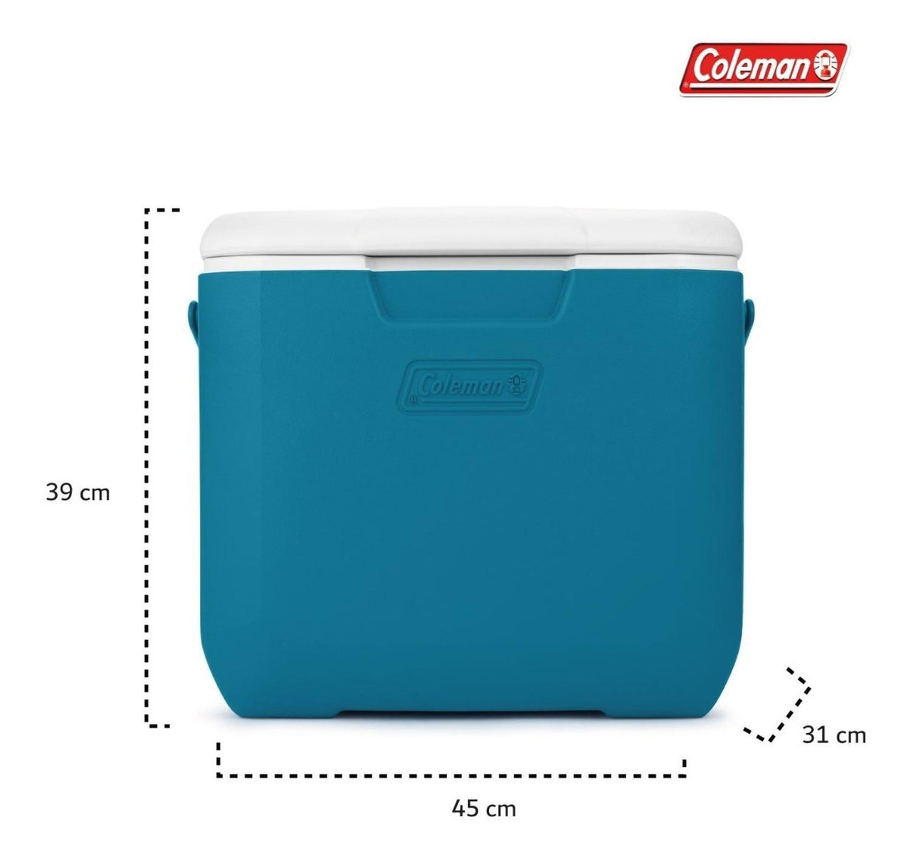 Hielera Coleman 30qt 28 Litros Para 25 Latas Tapa Portavasos