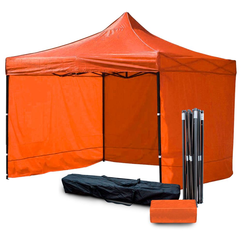 Toldo Carpa Con Pared Impermeable Plegable Acero 3x3 M