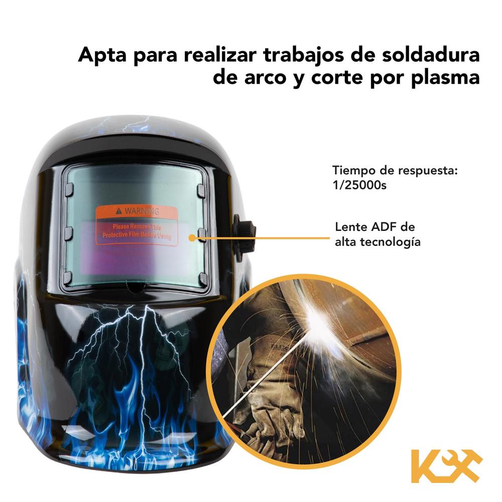 Careta Electrónica para Soldar Diseños Kingsman