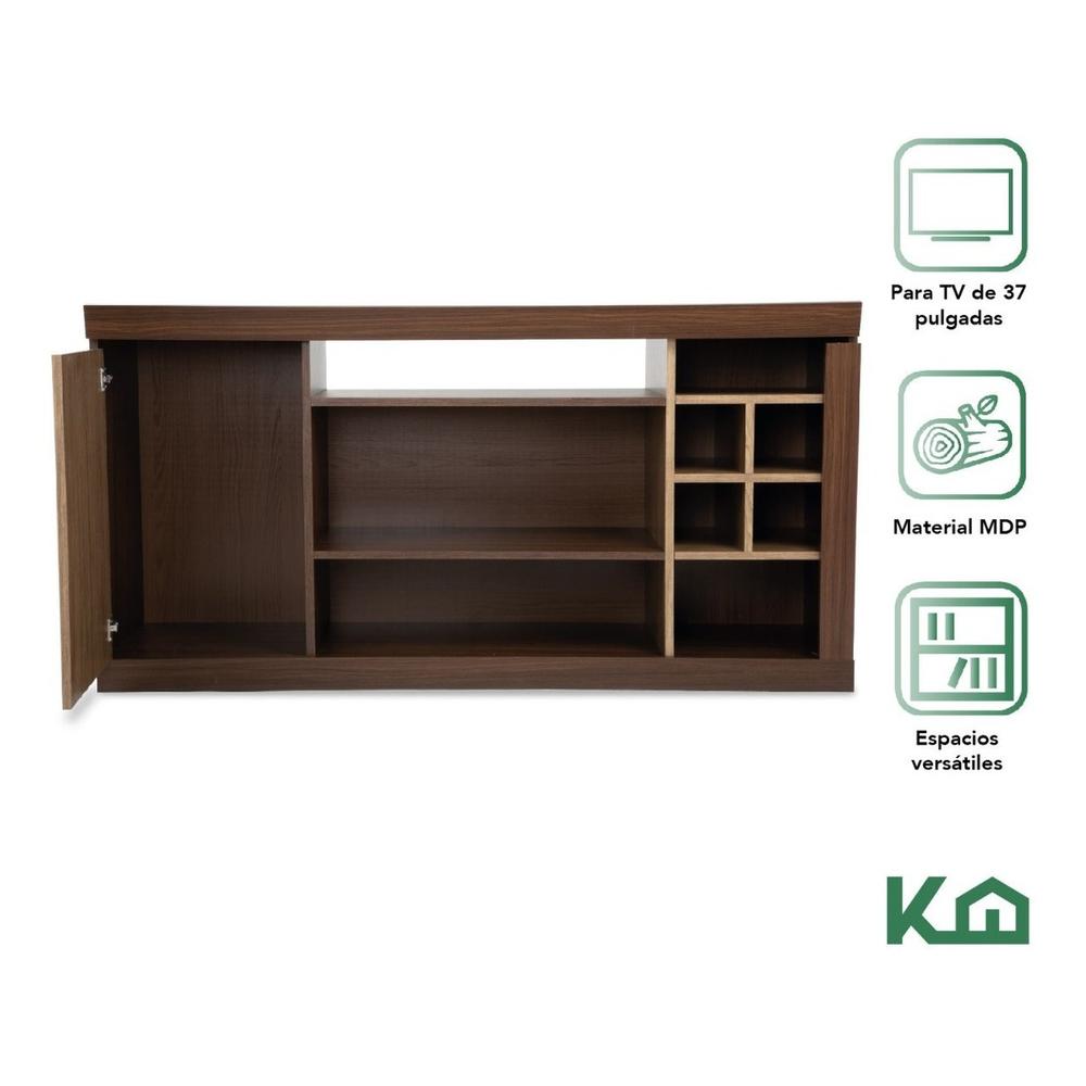 Rack Mueble para TV Cafe con Crema Grosor 15 mm 70x136x38 cm RK100