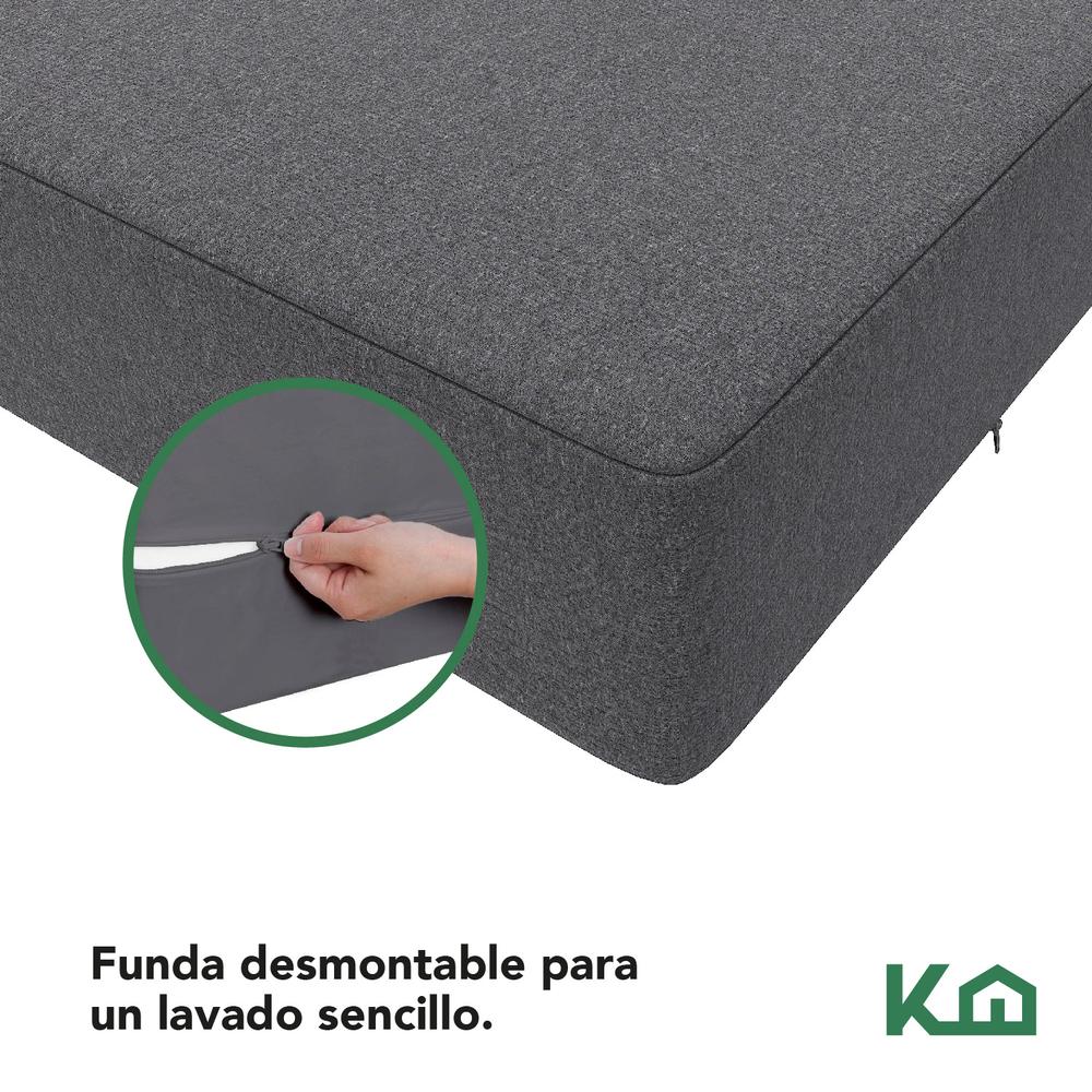 Sofa Cama Sillon Plegable Matrimonial 2 en 1 Colchon Sala