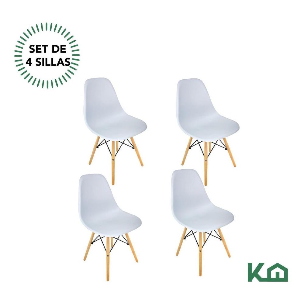 Juego de 4 Sillas Eames KingsHouse