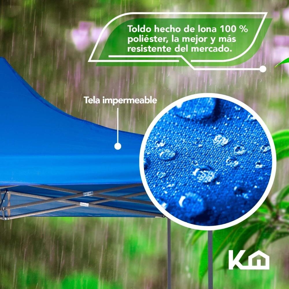 Toldo Carpa Impermeable Plegable De Acero 3x6m Kingsman