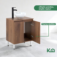 Thumbnail for Mueble Gabinete Para Baño Lavamanos Con Espejo Lavabo Ovalin