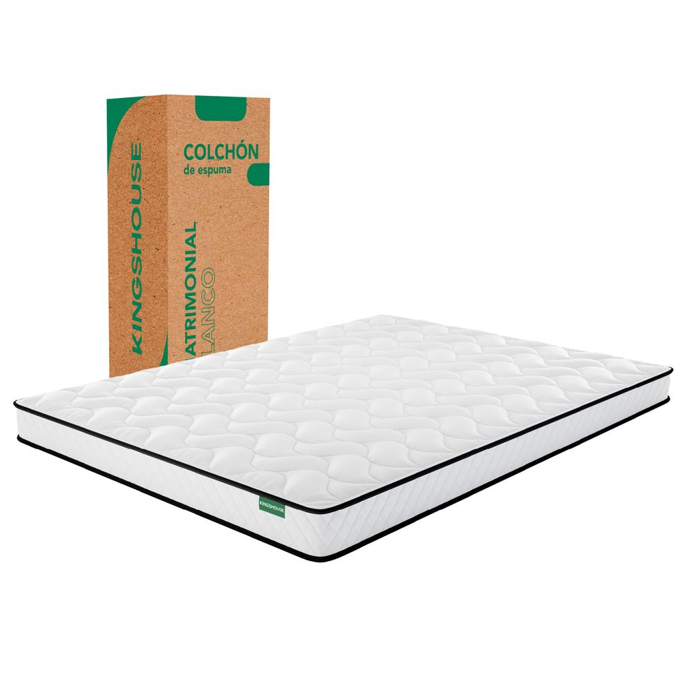 Colchón Colchoneta Matrimonial En Caja Espuma Memory Foam