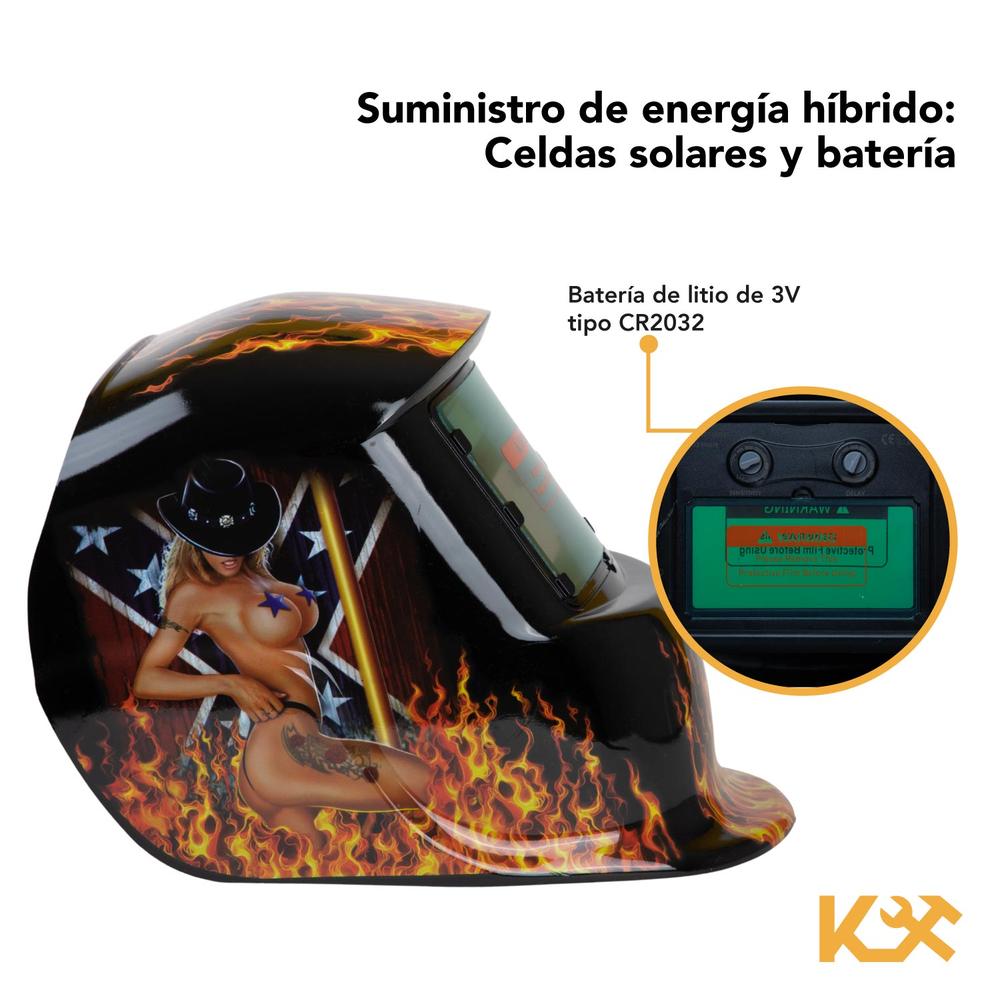 Careta Electrónica para Soldar Diseños Kingsman