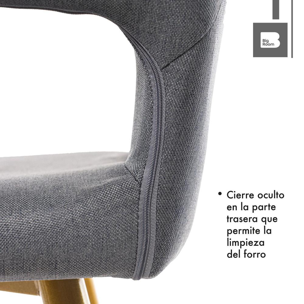 Silla Eames Tela Sillas Comedor Tapizada Moderna Minimalista