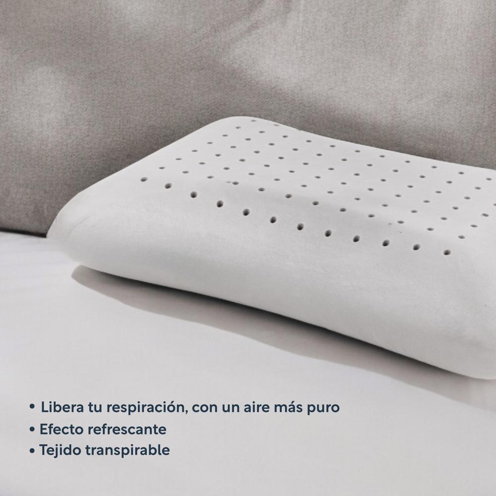 Almohada Queen Memory Foam Graphite Carbón Viscoelástica