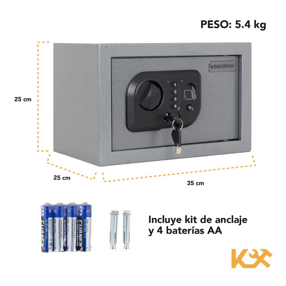 Caja fuerte Biometrica Mediana Digital Huella De Seguridad