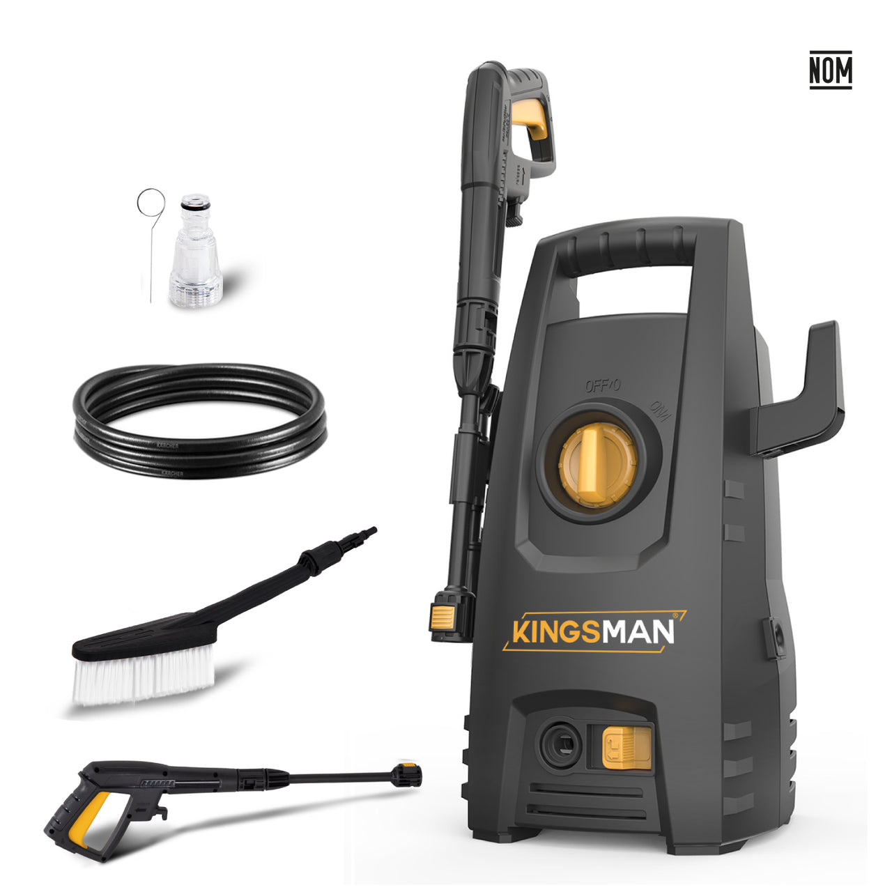 Hidrolavadora Electrica Portatil 1300 Psi 1200w + Accesorios