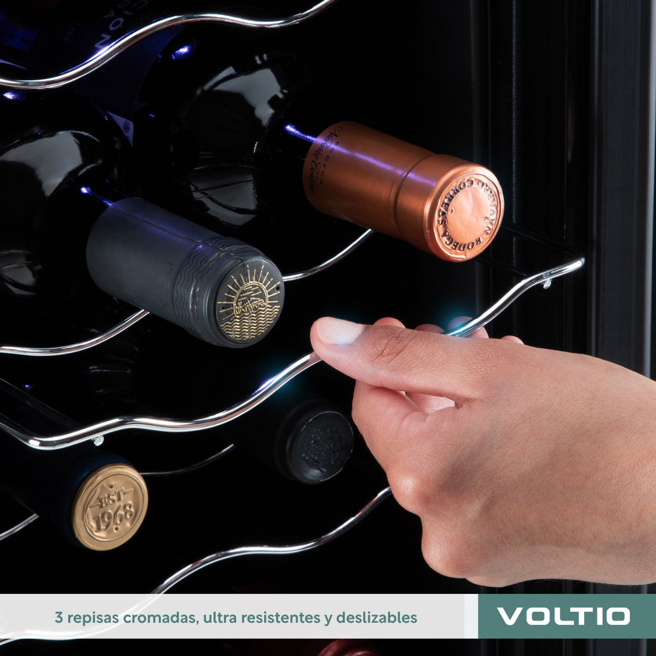 Cava Enfriador De Vinos Para 12 Botellas Frigobar 110-120V