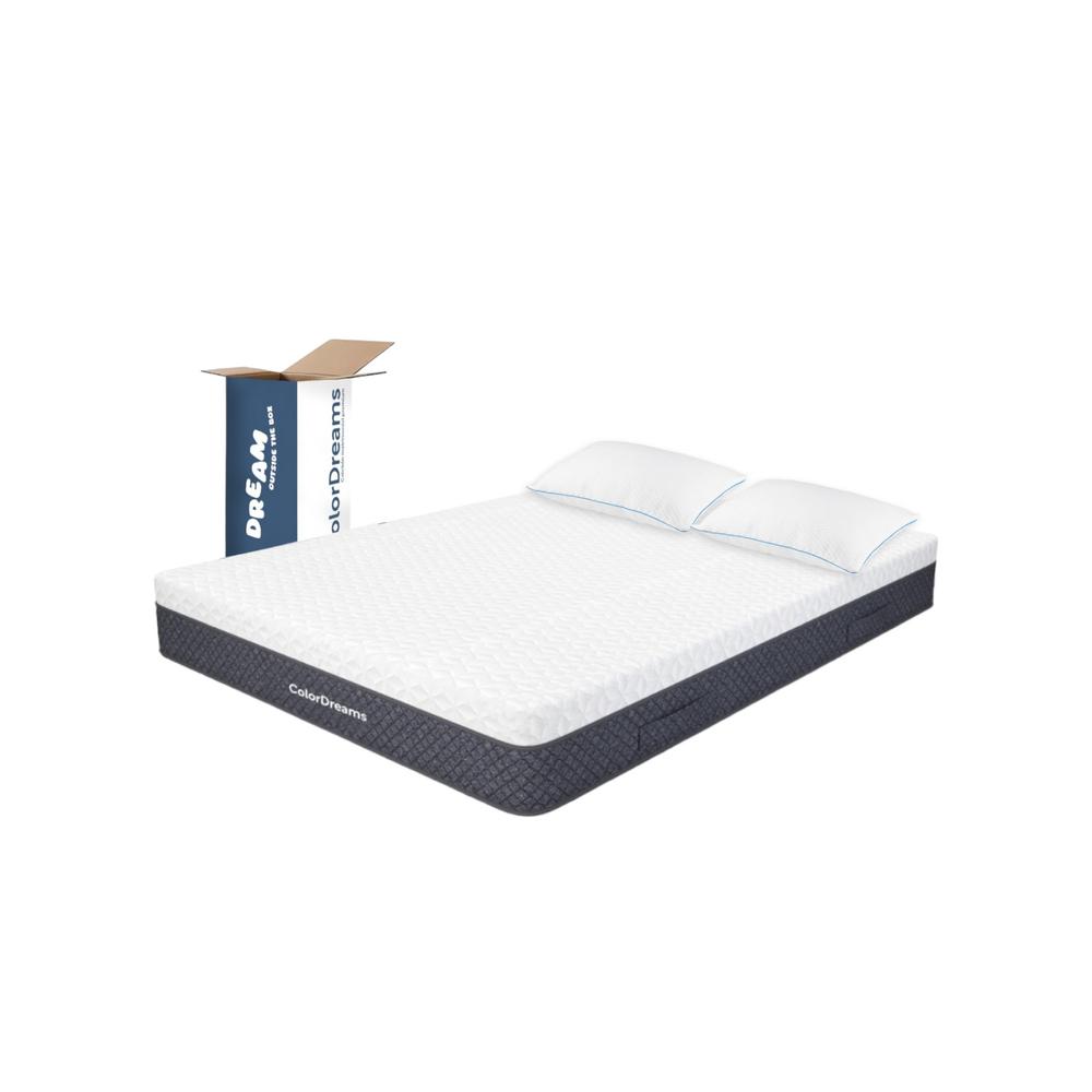 Colchón Matrimonial Memory Foam + Almohadas Espuma Set 3Pzas