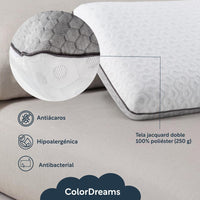 Thumbnail for Almohada Memory Foam 2 En 1 Bluecooling Gel+ Graphite Carbon