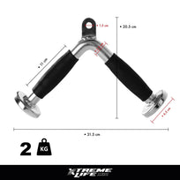 Accesorio Gimnasio Maneral Agarre Barra Tipo V Brazo TricepDPMNTV220001