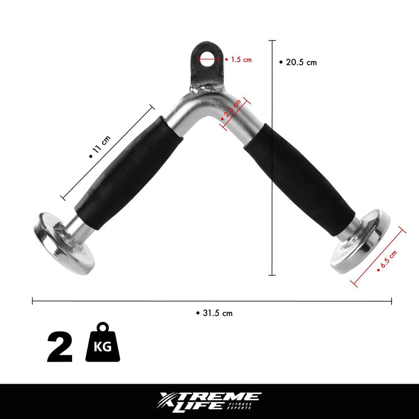 Accesorio Gimnasio Maneral Agarre Barra Tipo V Brazo TricepDPMNTV220001