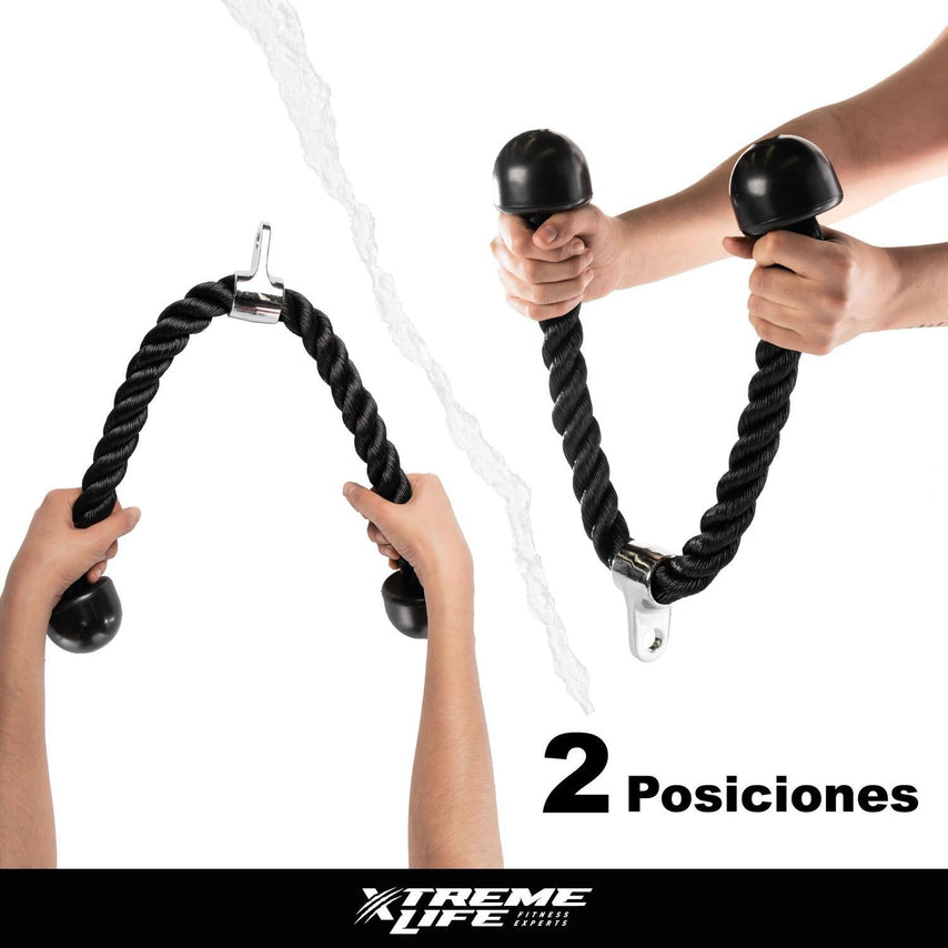 Accesorio Gimnasio Maneral Agarre Cuerda Para Tricep /bicepsDPMNMC000001