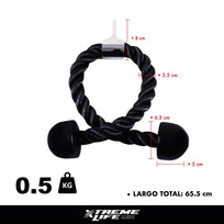 Accesorio Gimnasio Maneral Agarre Cuerda Para Tricep /bicepsDPMNMC000001