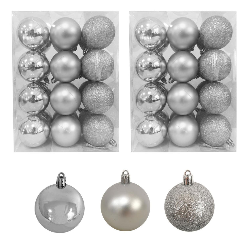 Adorno Navidad 48 piezas Decoracion Esferas Navideñas 4cmCOMBO-KH-XMAS13