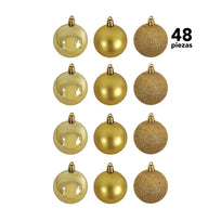 Adorno Navidad 48 piezas Decoracion Esferas Navideñas 6cmCOMBO-KH-XMAS17