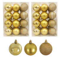 Adorno Navidad 48 piezas Decoracion Esferas Navideñas 6cmCOMBO-KH-XMAS16