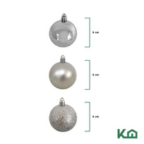 Adorno Navidad 48 piezas Decoracion Esferas Navideñas 6cmCOMBO-KH-XMAS18