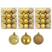 Adorno Navidad 72 piezas Decoracion Esferas Navideñas 4cmCOMBO-KH-XMAS22