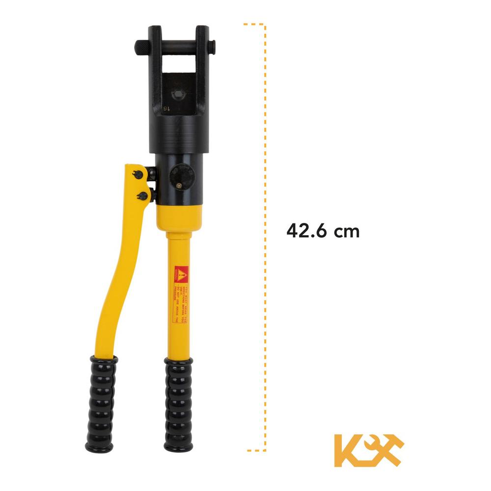 Ponchadora Hidraulica 16 t Juego con 25 Pzs Cap 10-300 mm2 YQK300-70K Kingsman